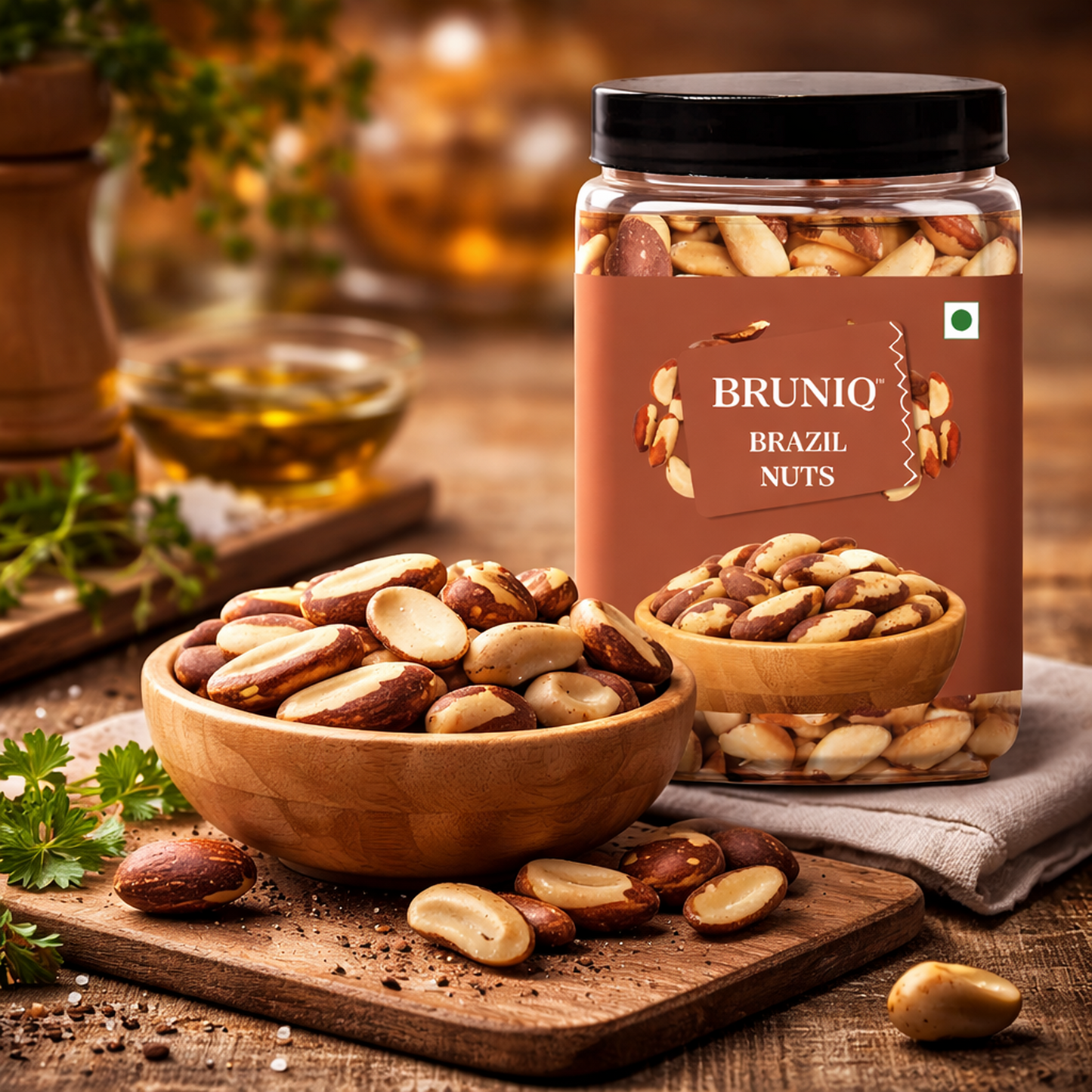 Bruniq Premium Brazil Nuts 150g | Raw & Natural | High Nutrition | Crunchy & Fresh