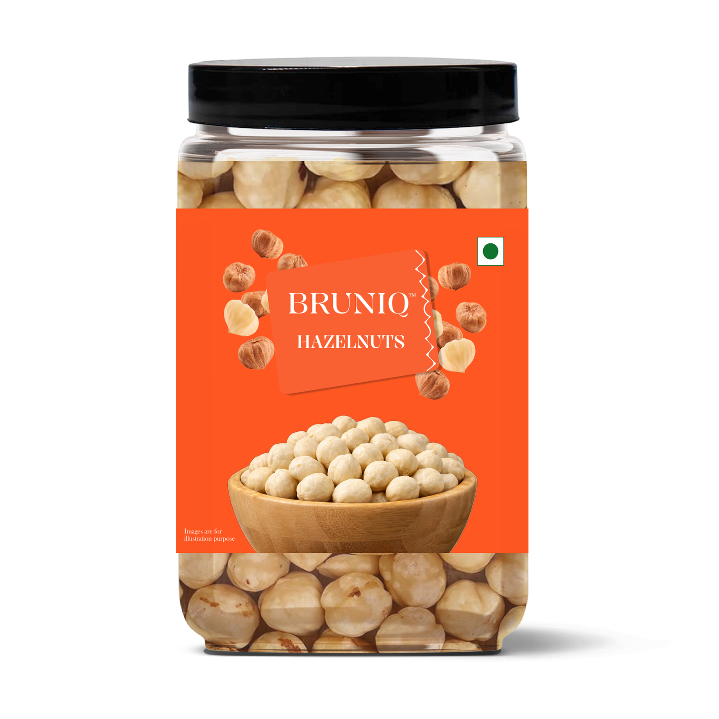 Bruniq Premium Hazelnuts 150g | Natural, Fresh & Crunchy Nuts