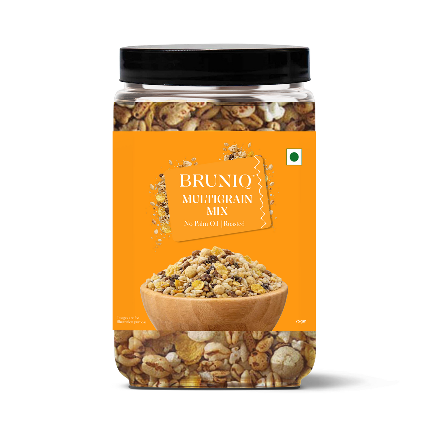 Bruniq Multigrain Mix 75g | Healthy Crunchy Protein Snack