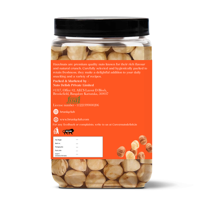 Bruniq Premium Hazelnuts 150g | Natural, Fresh & Crunchy Nuts
