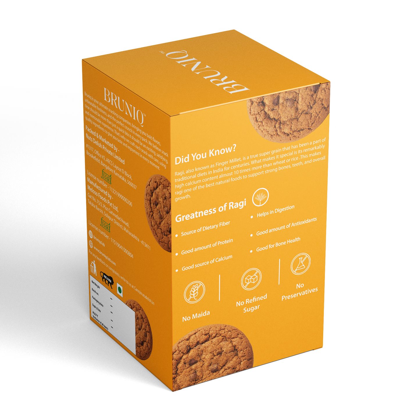 Ragi Chocolate Cookies