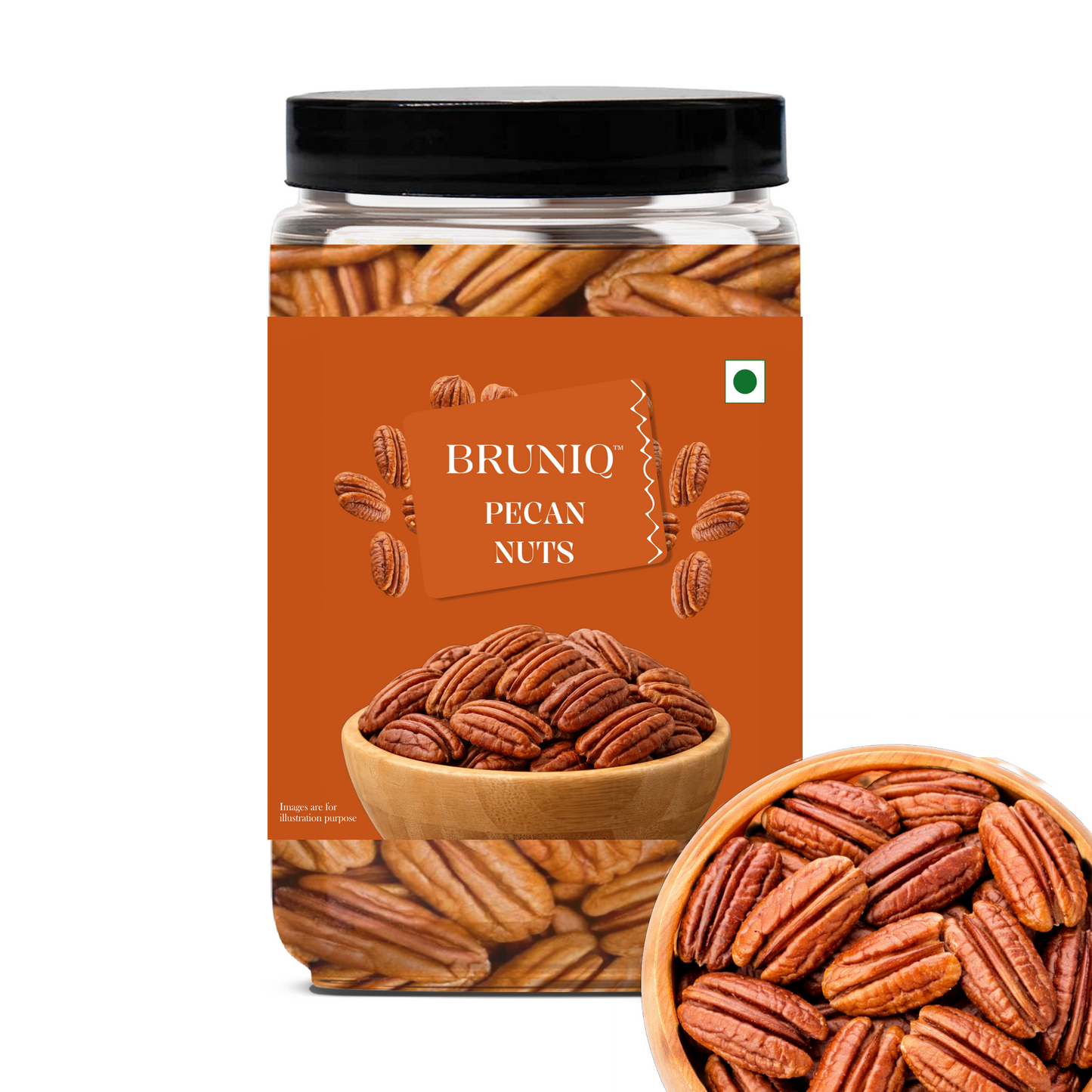 Bruniq Pecan Nuts 150g | Premium Quality | Healthy & Nutritious Nuts