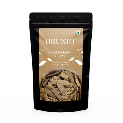 Bruniq Healthy Snacking Combo (60g x 3) | Ragi, Jowar & Protein Roasted Chips (180g)
